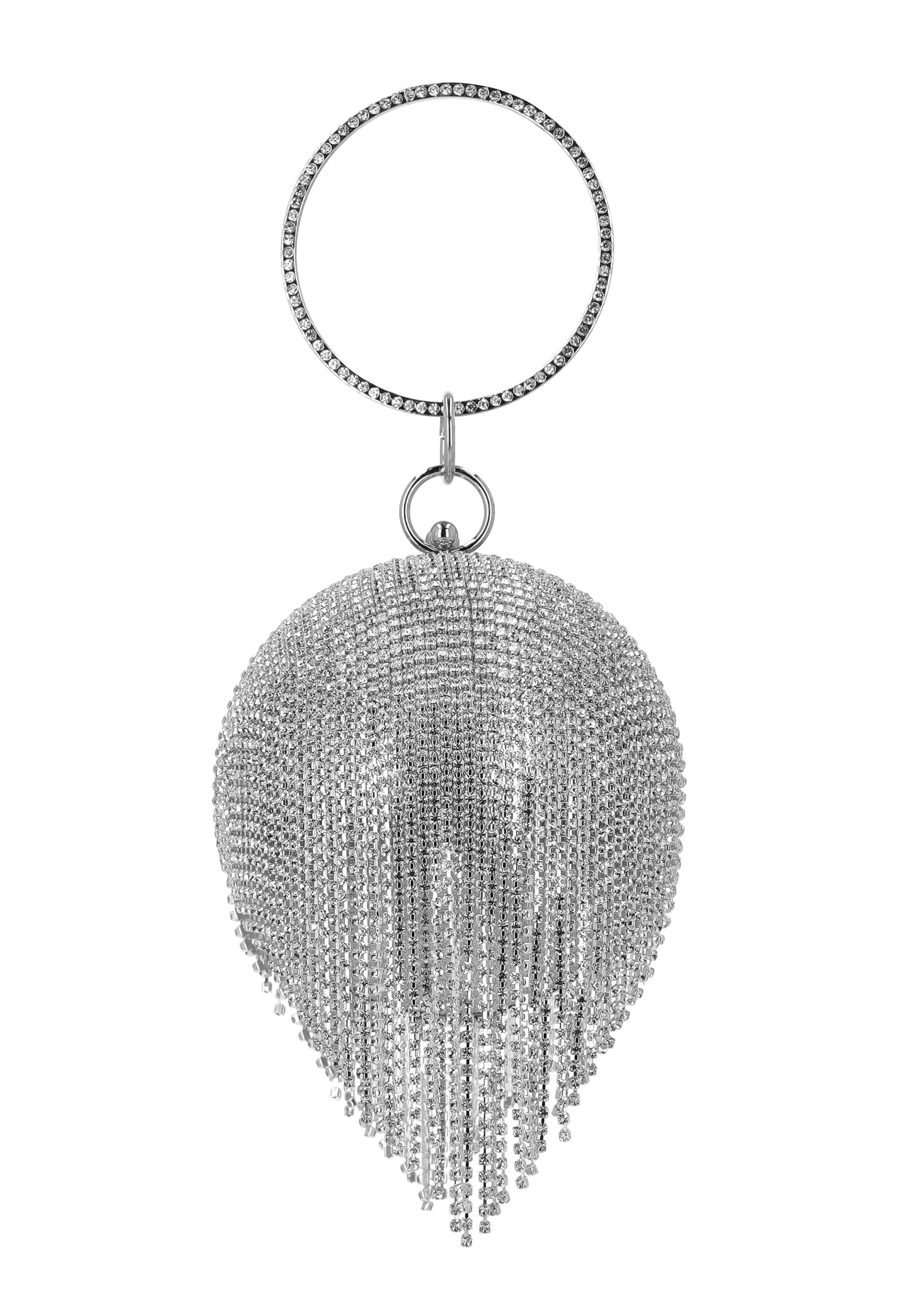 Pochette faina en argent : devant