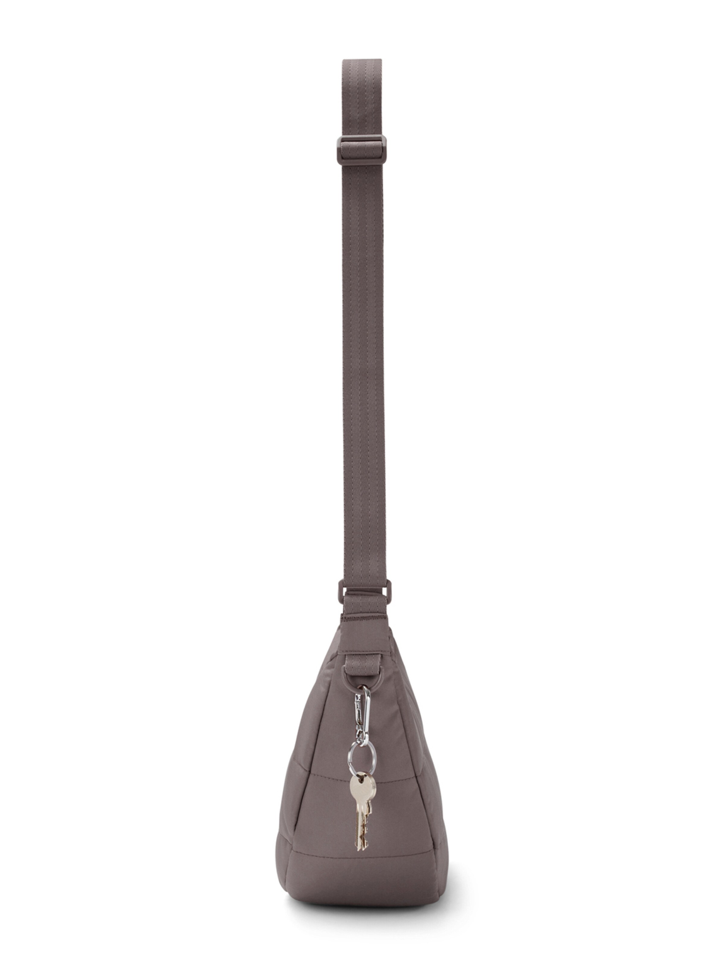 LARKSON Skuldertaske 'Emma Small' i brun: side
