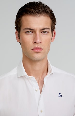 Scalpers Regular Fit Hemd in Weiß