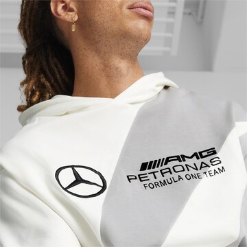PUMA Sportsweatshirt 'Mercedes-AMG Petronas' in Wit