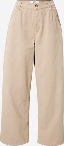 BDG Urban OutfittersLoosefit Chino hlače 'JAYA' - siva boja: prednji dio