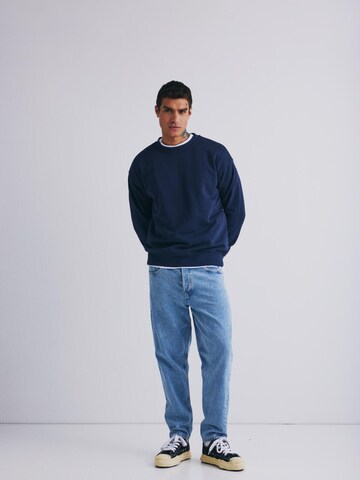 !Solid Sweater 'Lenz' in Blue