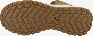 FILA Schnürboots in Beige