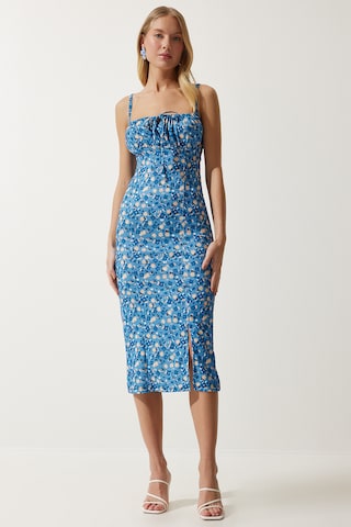 Happiness İstanbul Лятна рокля в синьо