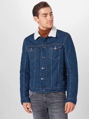 TOM TAILOR Between-Season Jacket in Blue: front