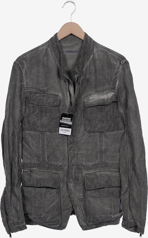 BIKKEMBERGS Jacket & Coat in S in Grey: front