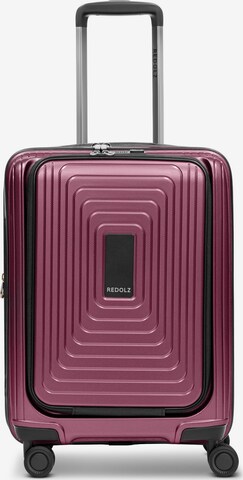Trolley 'Essentials' di Redolz in rosso: frontale