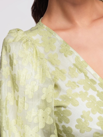 Ombre Blouse in Groen