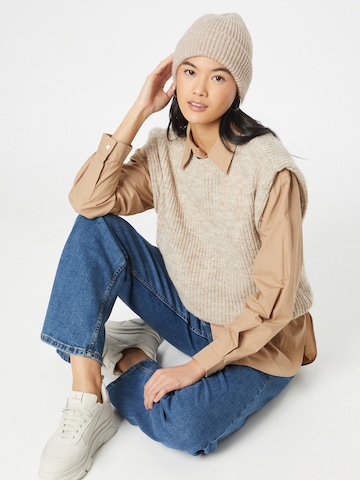 Pull-over 'HEIDINE' minimum en beige