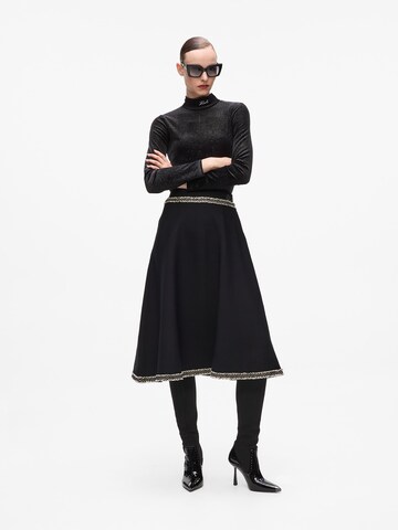 juoda Karl Lagerfeld Sijonas