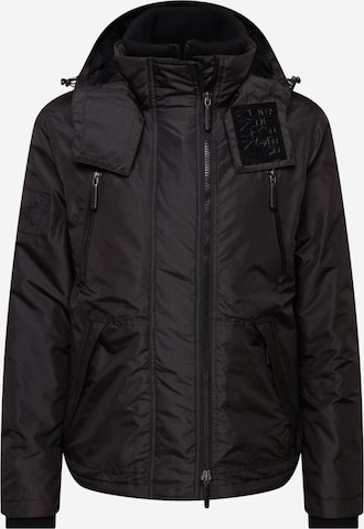 SuperdryZimska jakna 'Mountain' - crna boja: prednji dio