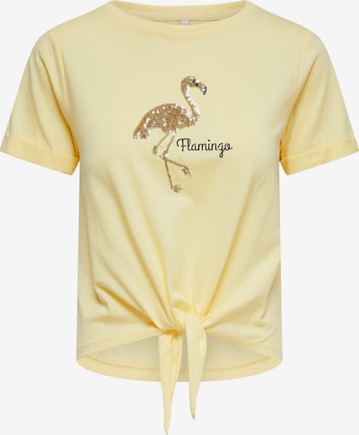 Marškinėliai 'ONLDORA' iš ONLY, spalva – šviesiai geltona / Auksas / juoda, Prekių apžvalga