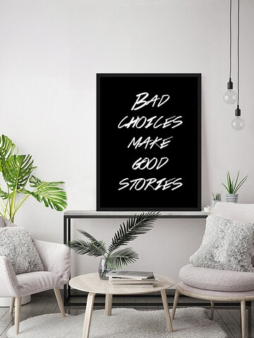 Liv Corday Image 'Bad Choices' in Black
