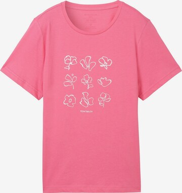 TOM TAILOR T-Shirt in Pink: predná strana