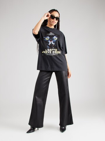 HUGO - Camiseta talla grande 'Dargex' en negro