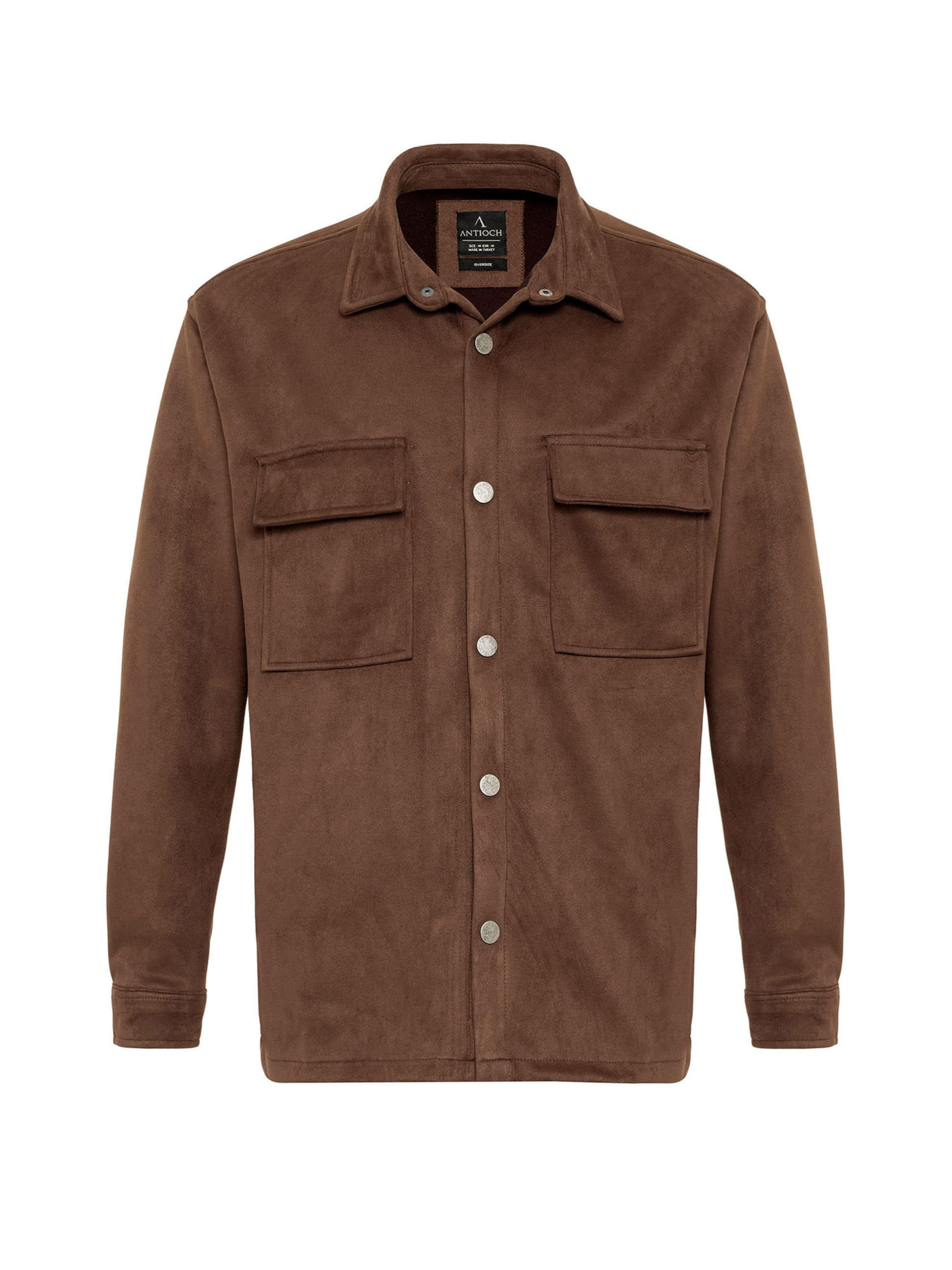 Antioch Regular fit Srajca | rjava barva: sprednja stran