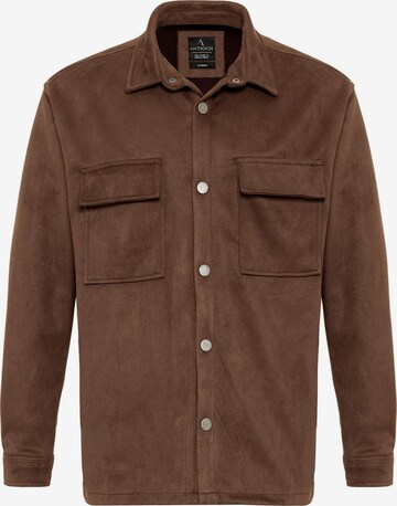 Antioch Regular fit Button Up Shirt in Brown: front