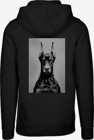 Mister TeeSweater majica 'Dawg' - crna boja