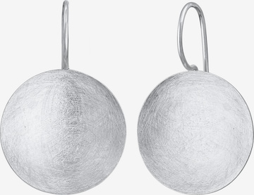 Nenalina Earrings 'Geo' in Silver: front