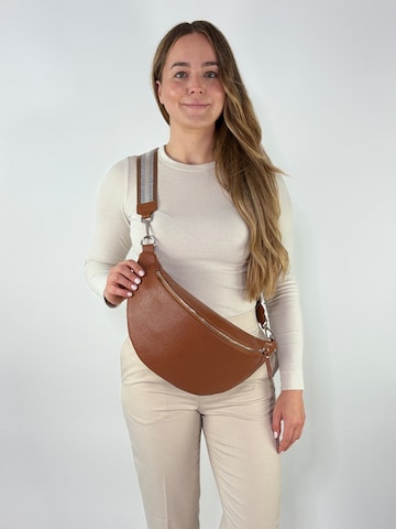 lePelou Fanny Pack 'TORINO' in Brown