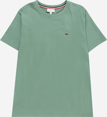 LACOSTE - Camiseta en verde: frente