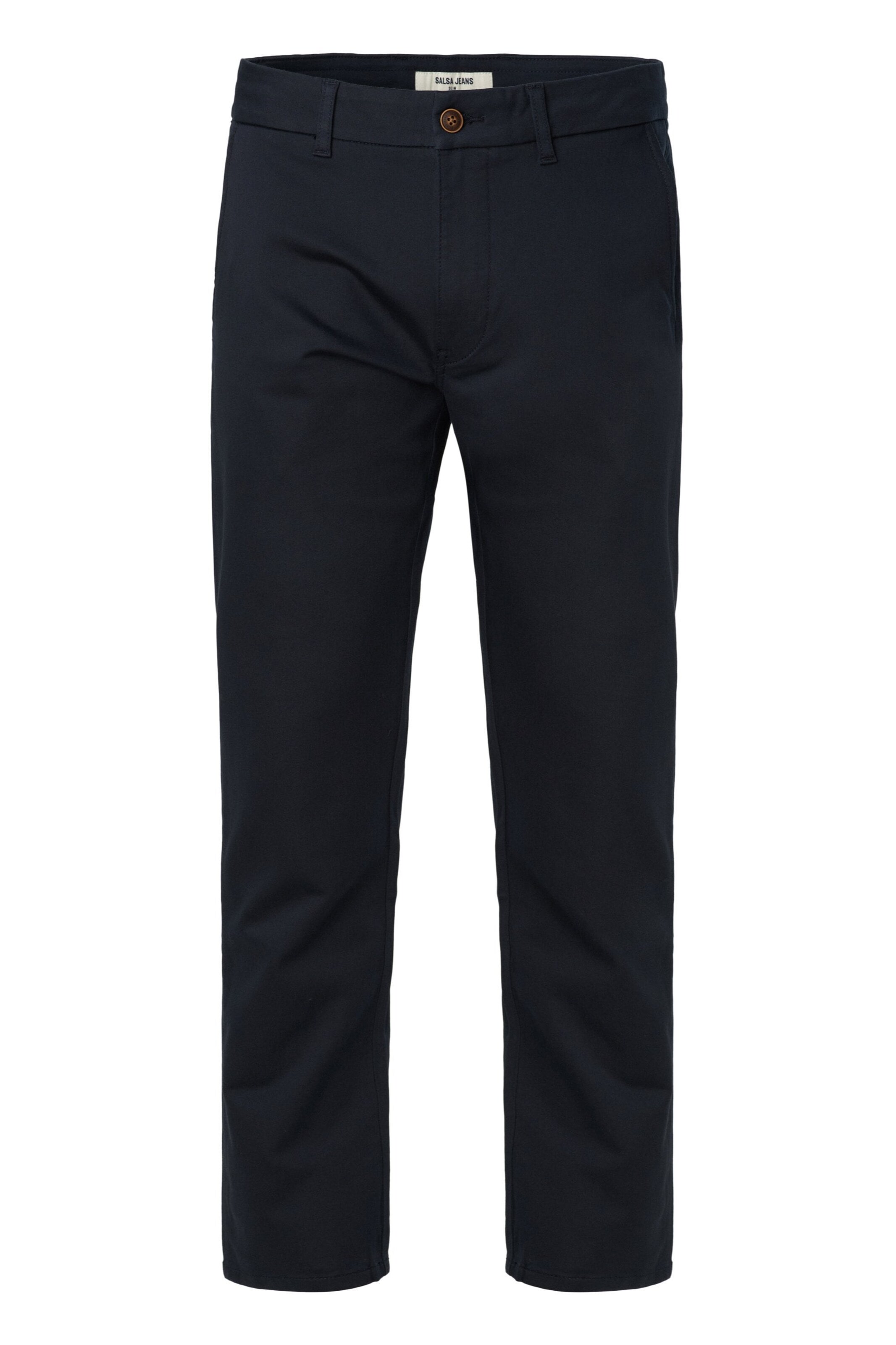 Salsa Jeans Slimfit Chino in Blauw: voorkant