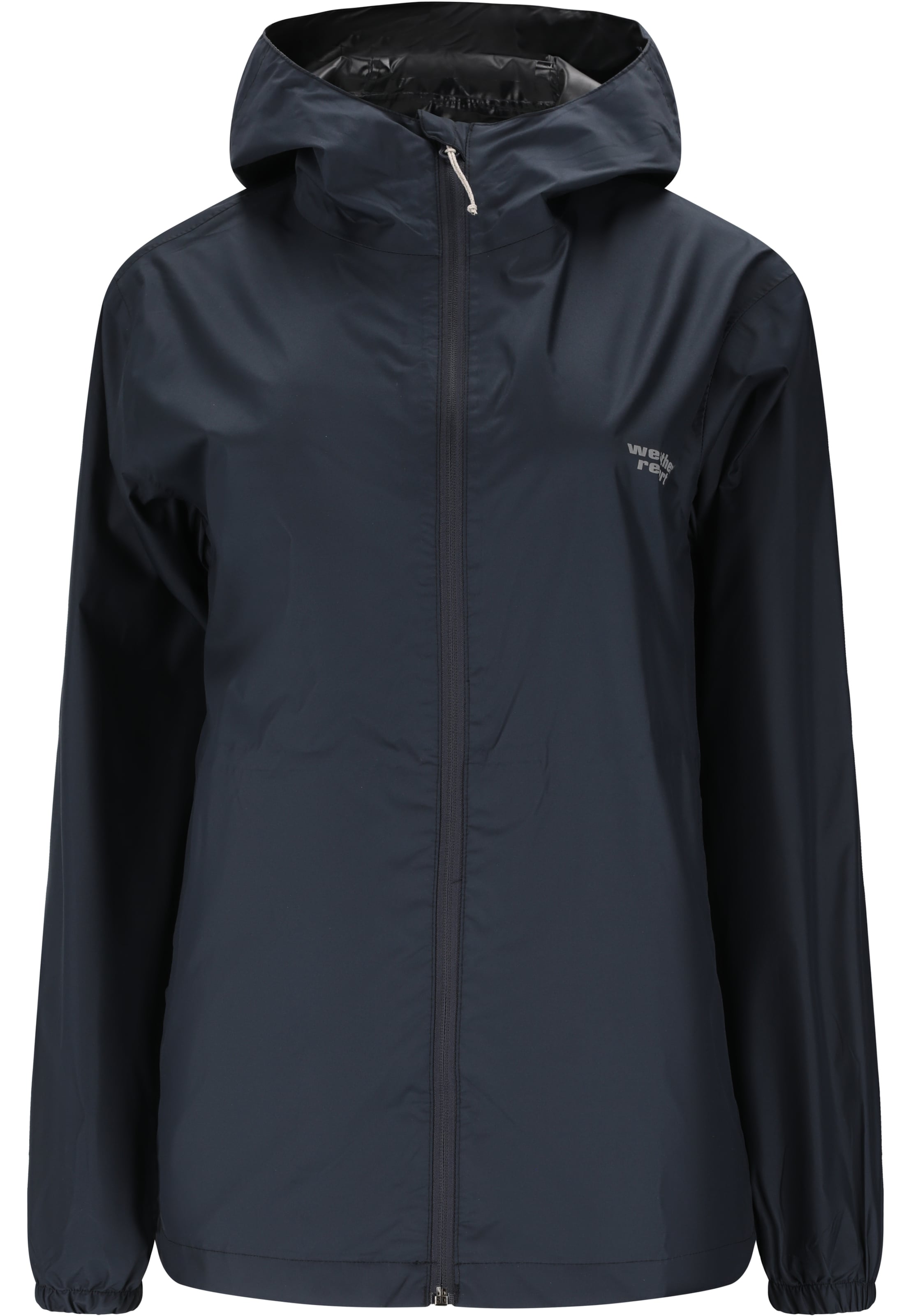Weather Report Weatherproof jacket 'Pack'way' in Grey: front