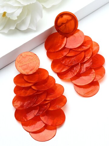 Boucles d'oreilles 'Ardelisse' AVANT-GARDE PARIS en orange