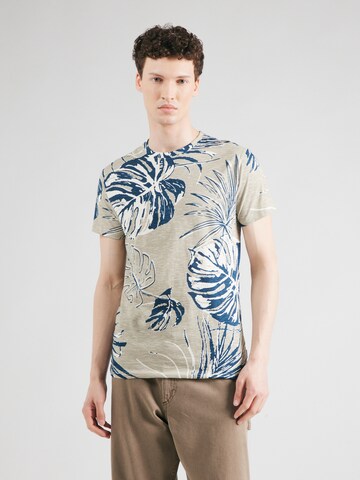 INDICODE JEANS Футболка 'INTribe' в Серый: спереди