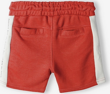MINOTI Normální Kalhoty – červená