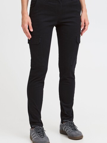 Oxmo - Slimfit Pantalón cargo 'Paler' en negro