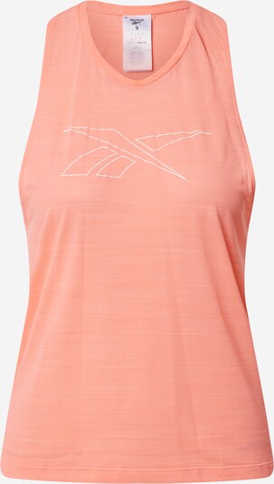 Reebok Sport Tanktop in pink / weiß, Produktansicht
