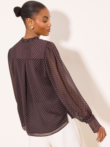 Lipsy Bluse in Braun