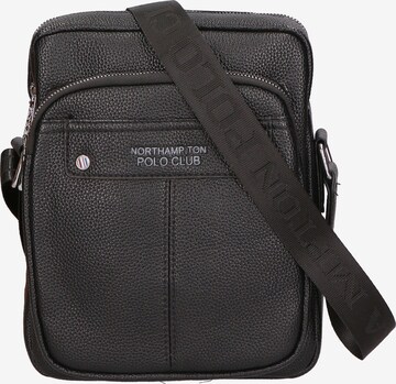 Northampton Polo Club Crossbody Bag in Black: front