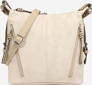 TOM TAILOR - Bolso de mano 'Caia' en beige: frente