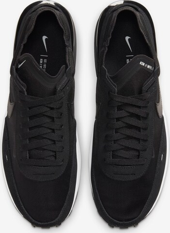 Nike Sportswear - Sapatilhas baixas 'Waffle One' em preto