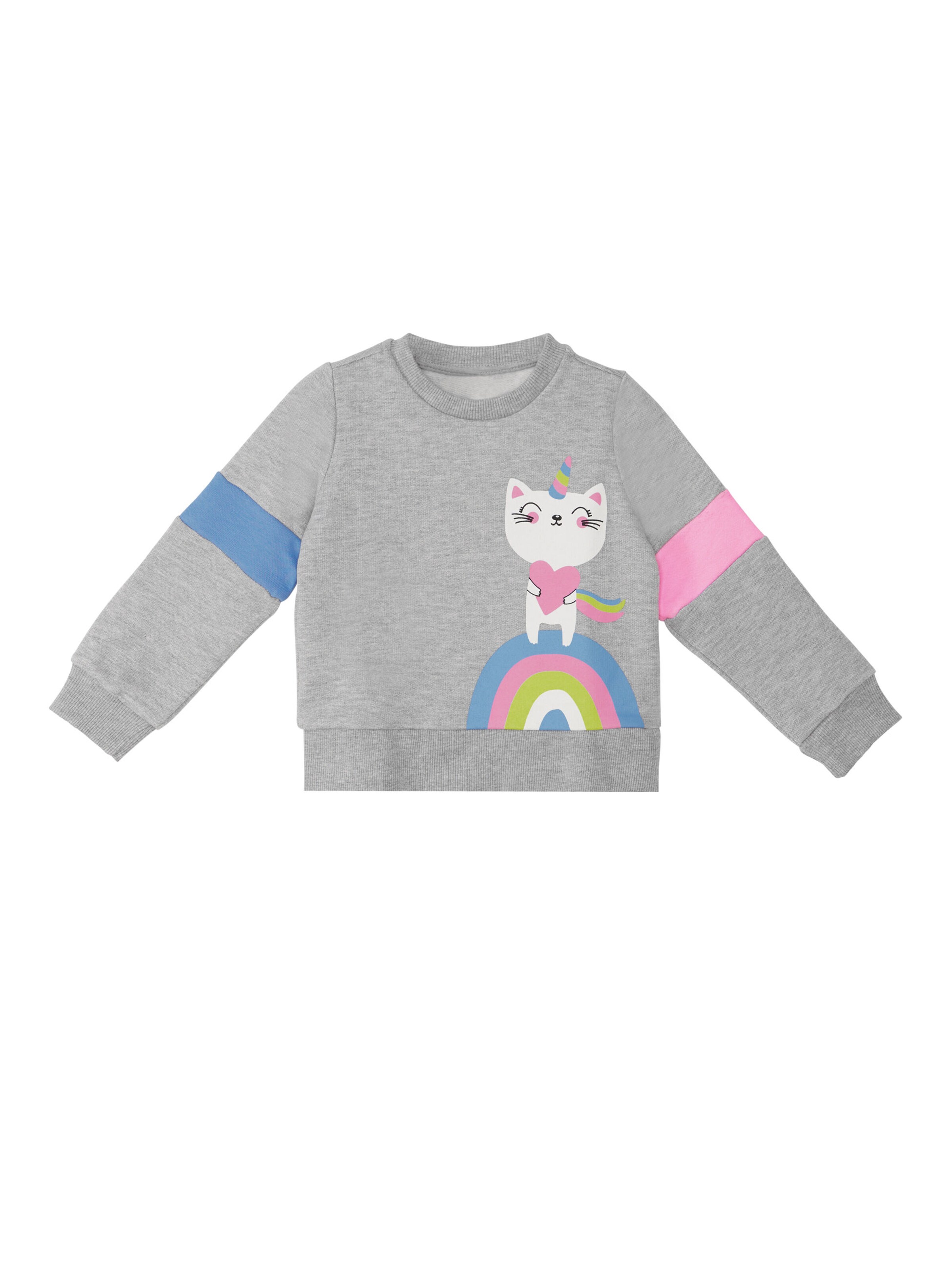 Survêtement 'Rainbow Cat' Denokids en gris