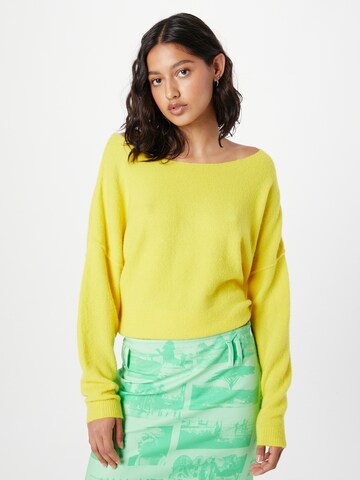 AMERICAN VINTAGE - Pullover 'DAMSVILLE' em amarelo: frente