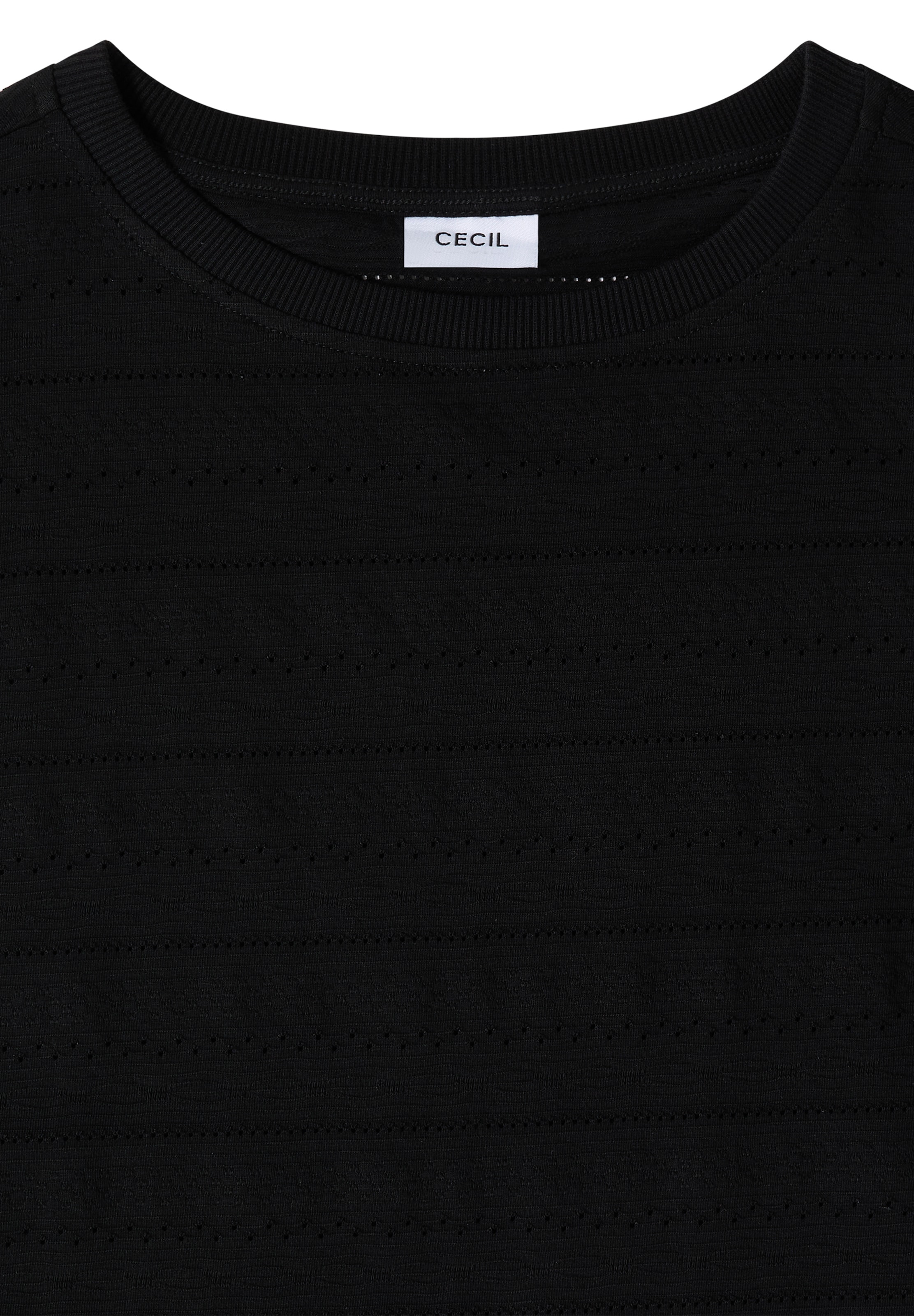 CECIL T-Shirt in Schwarz