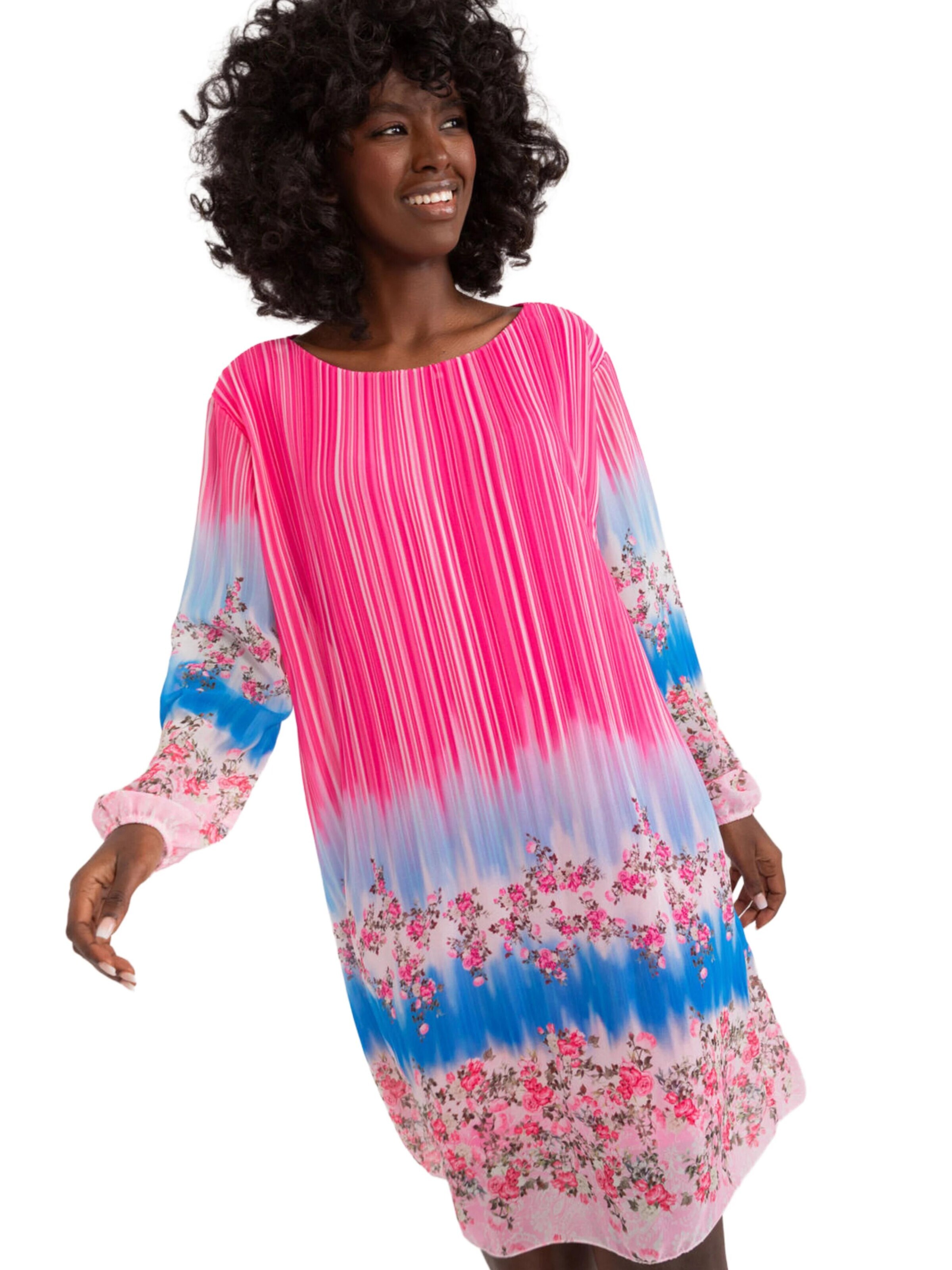 italy moda Dress in Pink: front