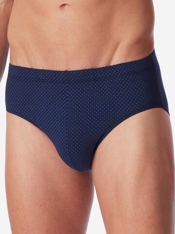 SCHIESSER Slip 'Cotton Casual Organic Cotton' in Blauw: voorkant