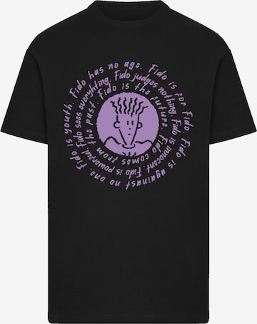 T-Shirt 'Fido Dido Is For Fido' F4NT4STIC en noir : devant