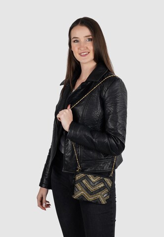 HARPA Shoulder Bag 'LORIETTA' in Black: front