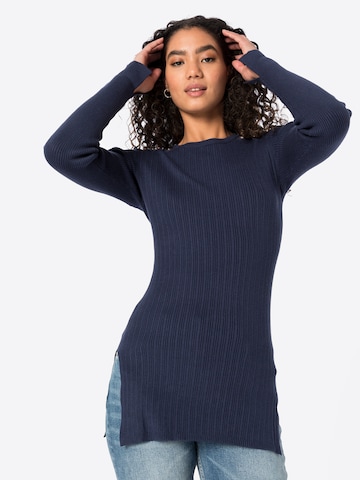 Warehouse - Pullover em azul: frente