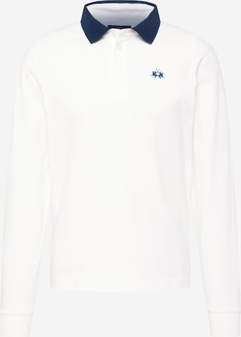 La Martina Shirt in White: front