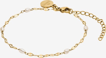 PURELEI - Pulseira 'Delicate Pearl' em ouro: frente