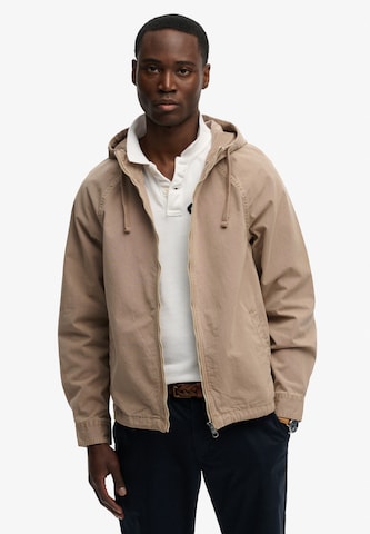 Veste mi-saison Superdry & Co en marron : devant