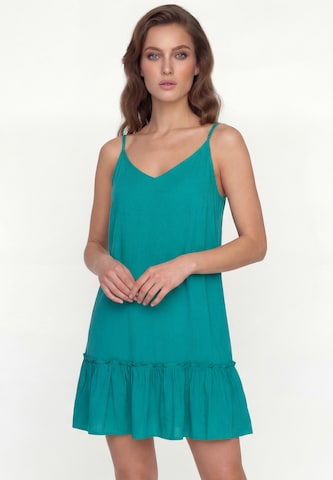 COBIE - Vestido em verde: frente