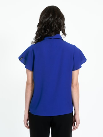 Jascha Stockholm Bluse 'Olive' i blå