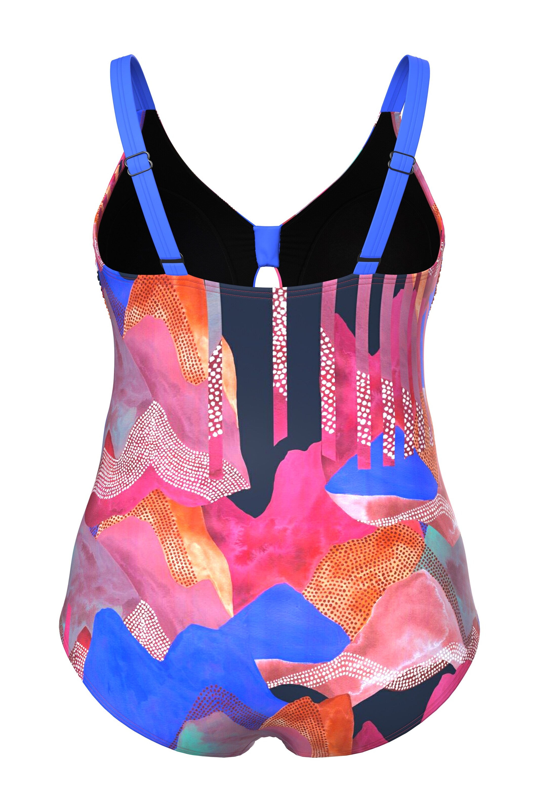 Minimiseur Maillot de bain Ulla Popken en mélange de couleurs